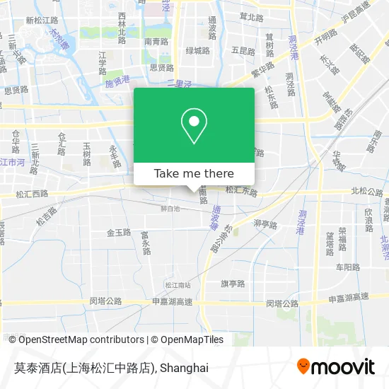 莫泰酒店(上海松汇中路店) map