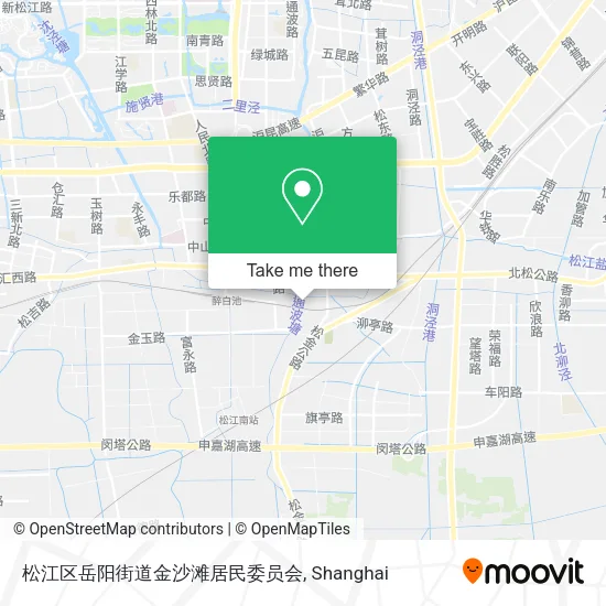 松江区岳阳街道金沙滩居民委员会 map