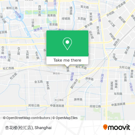 杏花楼(松汇店) map