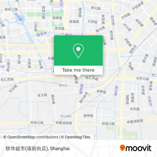 联华超市(庙前街店) map