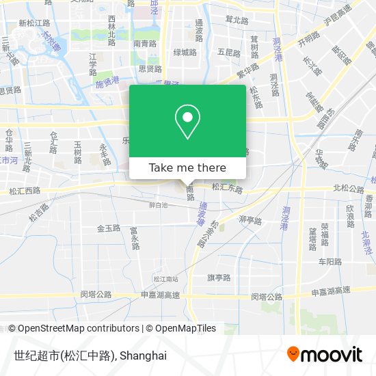 世纪超市(松汇中路) map