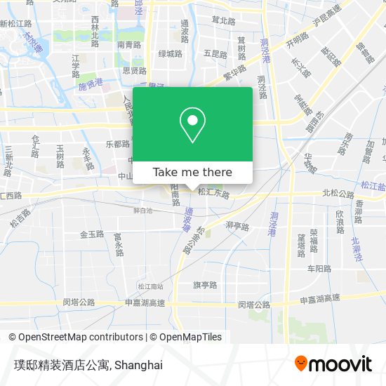 璞邸精装酒店公寓 map