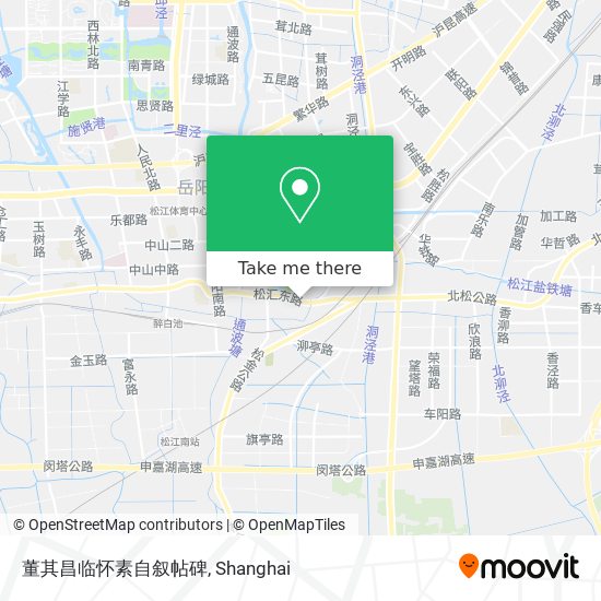 董其昌临怀素自叙帖碑 map