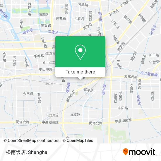 松南饭店 map