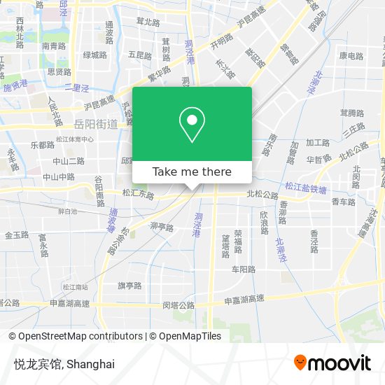 悦龙宾馆 map