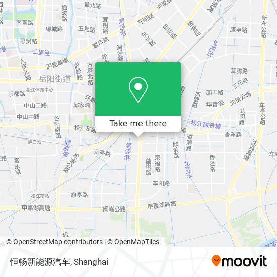 恒畅新能源汽车 map