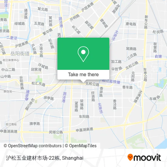 沪松五金建材市场-22栋 map