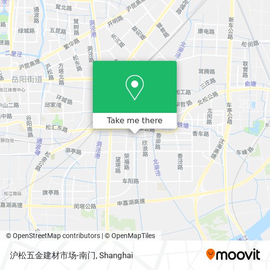 沪松五金建材市场-南门 map