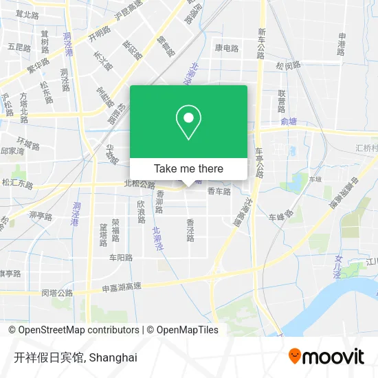 开祥假日宾馆 map