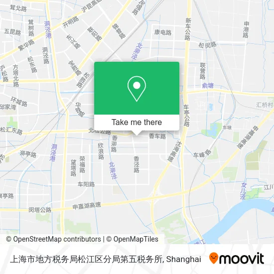 上海市地方税务局松江区分局第五税务所 map