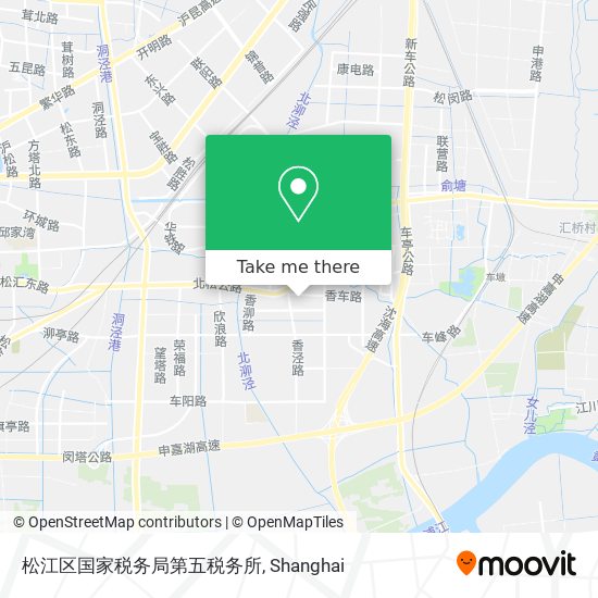 松江区国家税务局第五税务所 map
