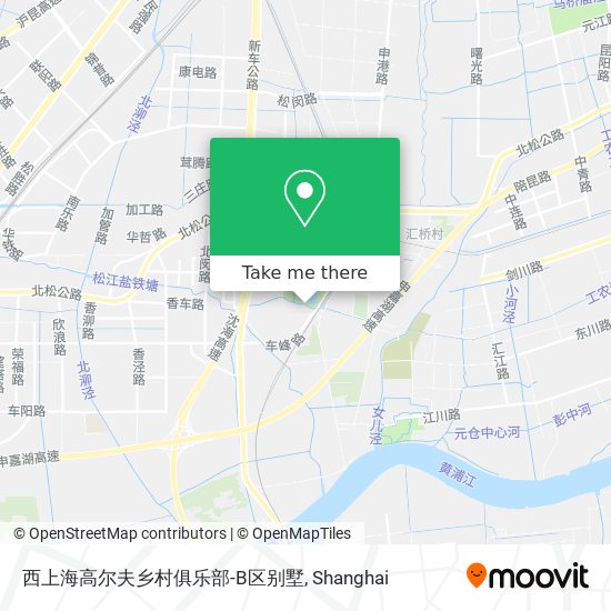 西上海高尔夫乡村俱乐部-B区别墅 map