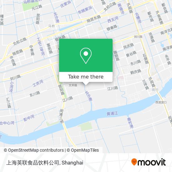 上海英联食品饮料公司 map