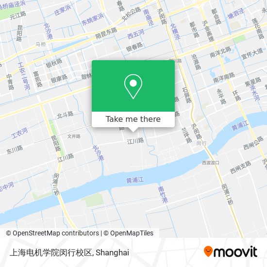 上海电机学院闵行校区 map