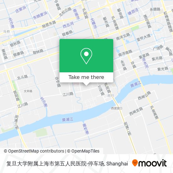 复旦大学附属上海市第五人民医院-停车场 map