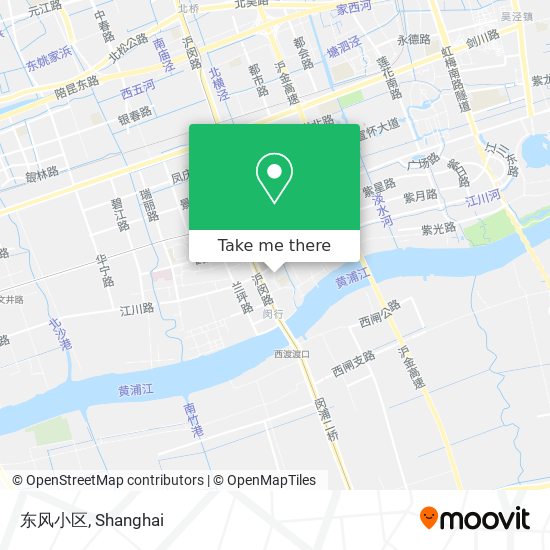 东风小区 map