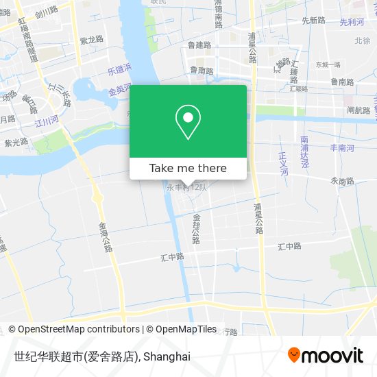 世纪华联超市(爱舍路店) map