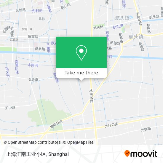 上海汇南工业小区 map