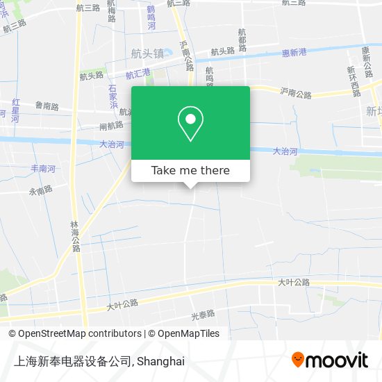 上海新奉电器设备公司 map