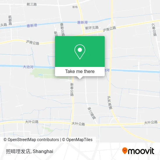 照晴理发店 map