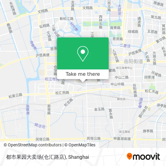 都市果园大卖场(仓汇路店) map