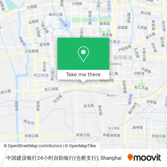 中国建设银行24小时自助银行(仓桥支行) map