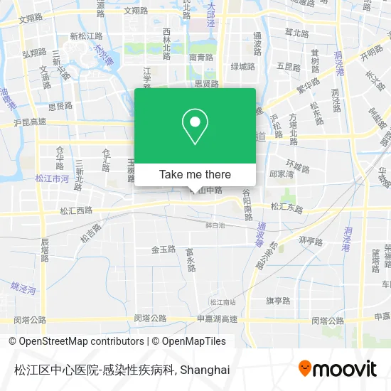 松江区中心医院-感染性疾病科 map