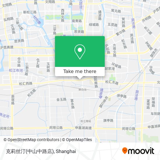 克莉丝汀(中山中路店) map
