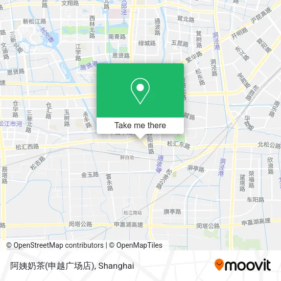 阿姨奶茶(申越广场店) map