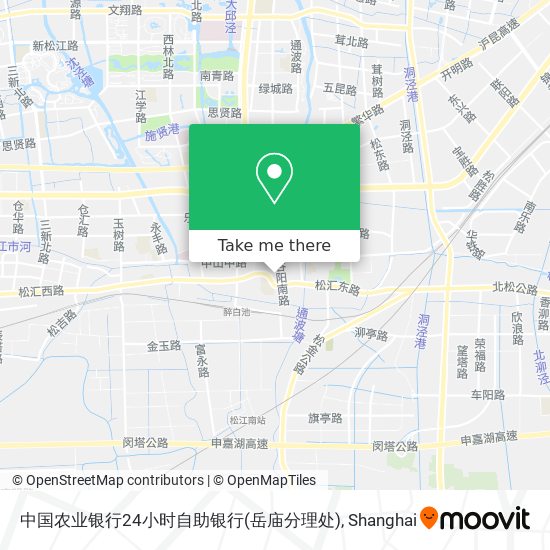中国农业银行24小时自助银行(岳庙分理处) map