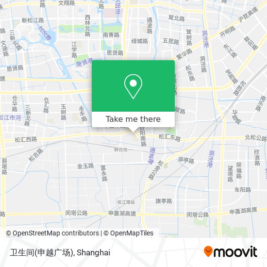 卫生间(申越广场) map
