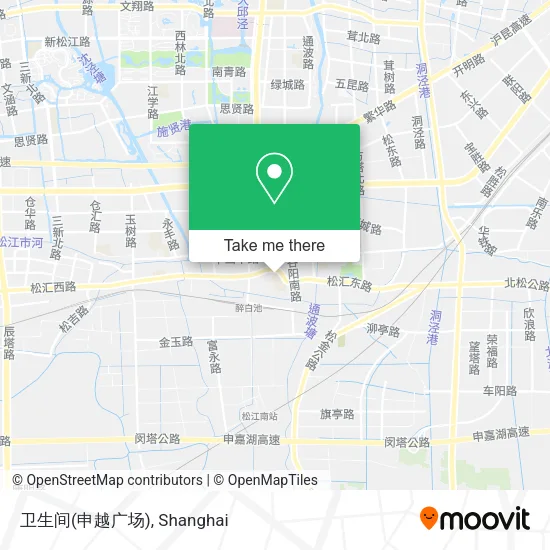 卫生间(申越广场) map