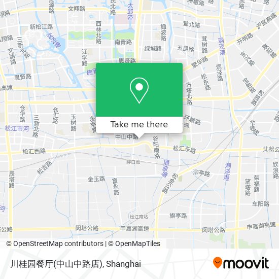 川桂园餐厅(中山中路店) map