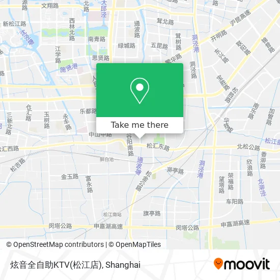 炫音全自助KTV(松江店) map