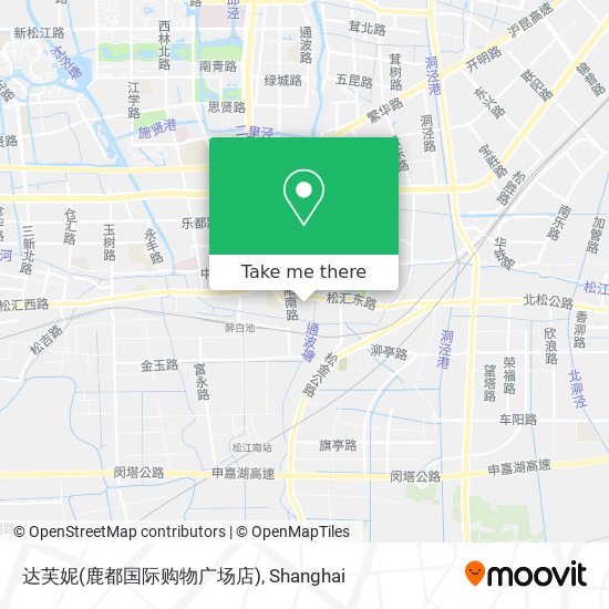达芙妮(鹿都国际购物广场店) map