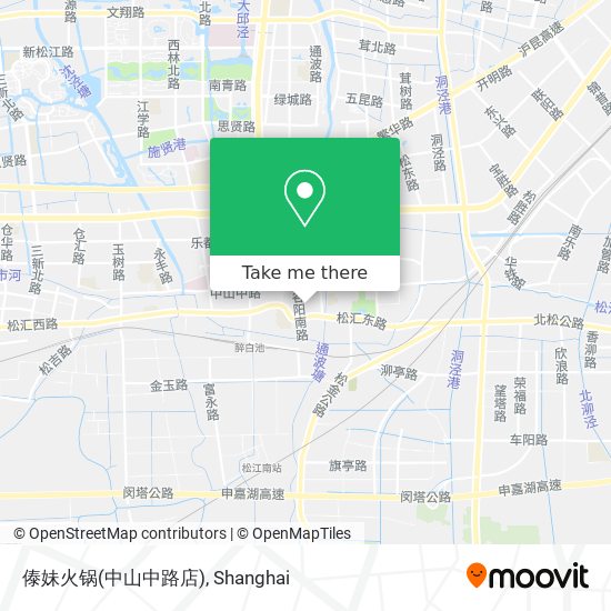 傣妹火锅(中山中路店) map