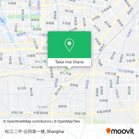 松江二中-云间第一楼 map