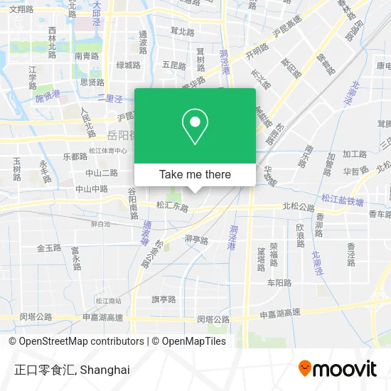 正口零食汇 map