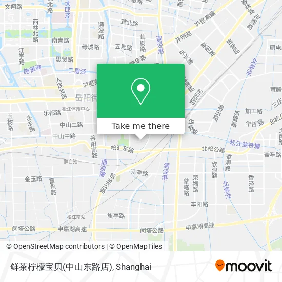 鲜茶柠檬宝贝(中山东路店) map