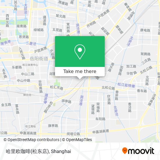 哈里欧咖啡(松东店) map