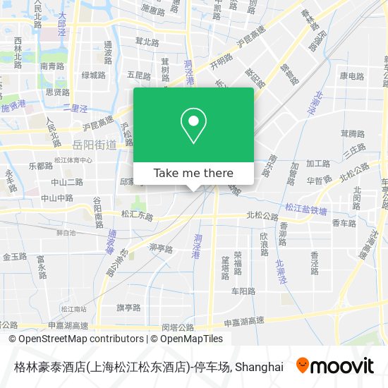 格林豪泰酒店(上海松江松东酒店)-停车场 map