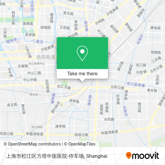 上海市松江区方塔中医医院-停车场 map
