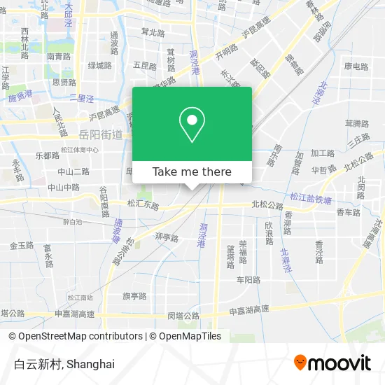 白云新村 map