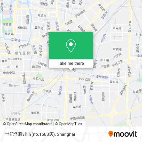世纪华联超市(no.1688店) map