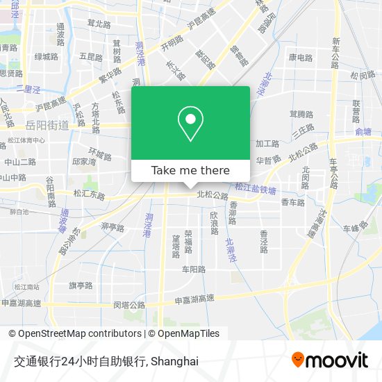 交通银行24小时自助银行 map