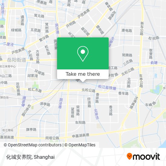化城安养院 map