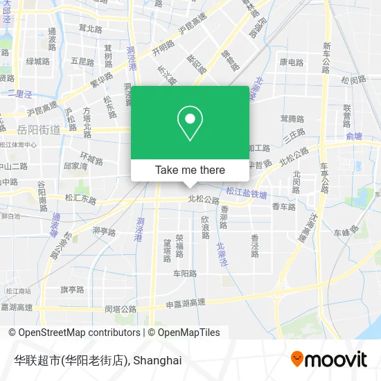 华联超市(华阳老街店) map