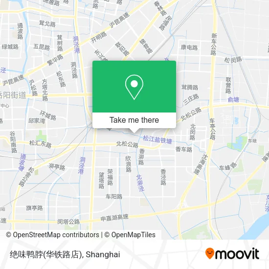 绝味鸭脖(华铁路店) map