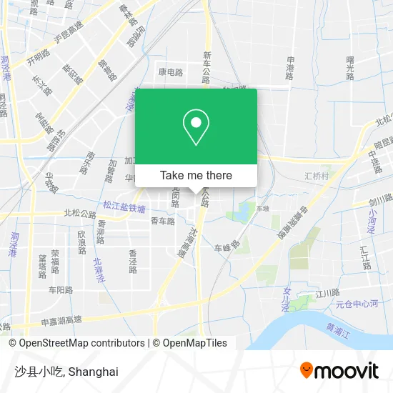 沙县小吃 map