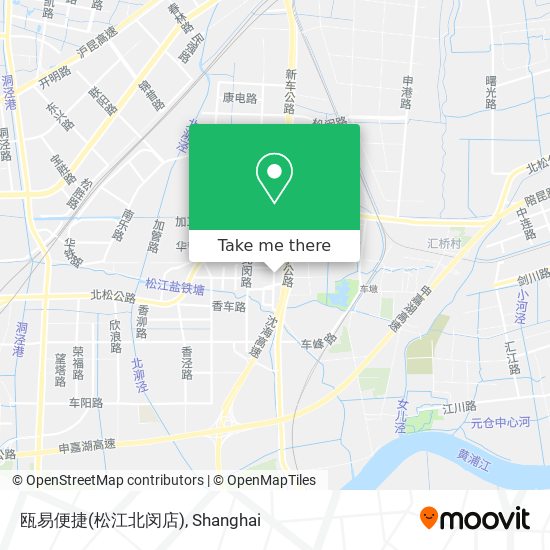 瓯易便捷(松江北闵店) map